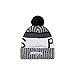 NFL New England Patriots Adult Men Cold Weather Black & White Sport Knit Beanie,OSFA,Black