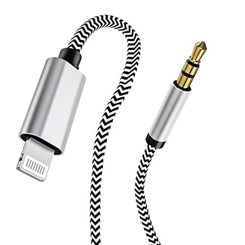 Apple mfi Certified) iPhone aux Cord for car,Lightning to