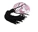 Conversancy 7 Pairs Women Sequin Breathable Undercover Nipple Covers/Breast Pads, Sequin Round Shaped Tassels Nipple Covers Pasties,Random Seven