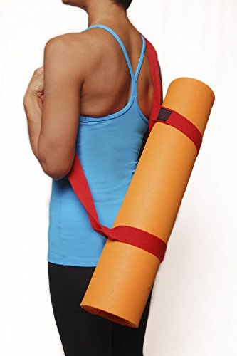 image for Clever Yoga Mat Strap Sling Made with The Best, Durable Cotton - Comes