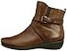 ECCO Women's Abelone Cross Buckle Boot,Mahogany,40 EU/9-9.5 M US