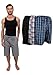 Men's 3 Pack Super Soft Woven Pajama & Sleep Jam Cargo Short Lounge Pants (X-Large, 3 Pack - Assorted Brilliant Plaids)