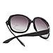 MOTINE Oversized Women's Polarized Sunglasses Fashion Sunglasses UV400 (Black)