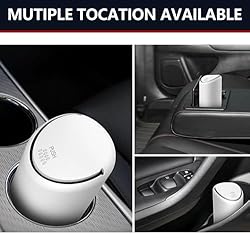 UGSHY 1 PC Car Trash Can with Lid, 2.5" x