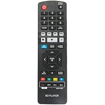Amazon.com: New AKB73735801 Replace Remote Control fit for LG Blu-Ray