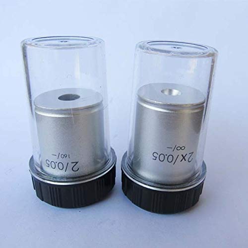 FidgetFidget Infinity Stereo Microscope Achromatic Objective Lens RMS Thread 20.2mm2X Infinity