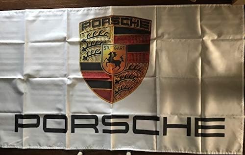 Amazon ホワイト ポルシェ ロゴバナーフラッグ 旗 特大サイズ997 930 991 996 カイエン ケイマン ボクスター アニメ 萌えグッズ 通販