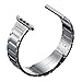 EloBeth Compatible with Apple Watch Bands Series 4 3 2 1 iWatch Band 40mm 38mm Men Stainless Steel Metal Band (38mm&40mm Sliver)