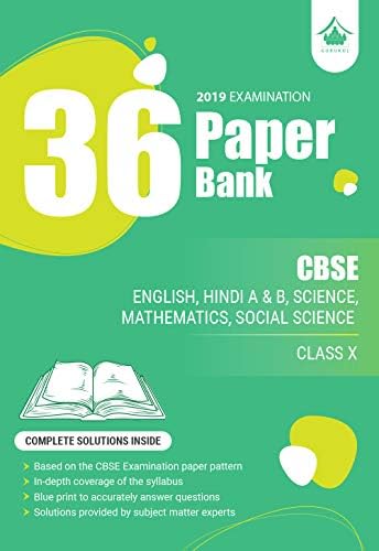 36 Paper Bank: CBSE Class 10 for 2019 Examination (Model Specimen Papers) Perfect Paperback – 1 January 2018