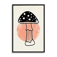 Framed Canvas Wall Art Modern Geometric Pattern Canvas Prints Home Artwork Decoration for Living Room,Bedroom - 16x24 inches