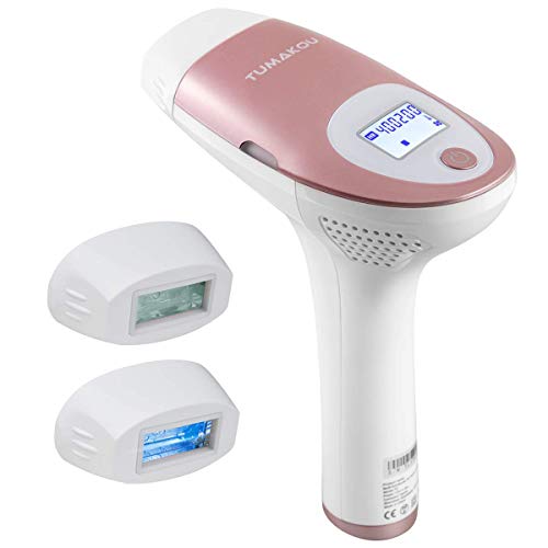 IPL Hair Removal System - TUMAKOU-T2 Permanent Painless Hair Removal Device - 400000 Flashes - FDA Approved Professional Light Epilator for Woman and Man(Hair Removal+Skin Rejuvenation+Acne Clearance)