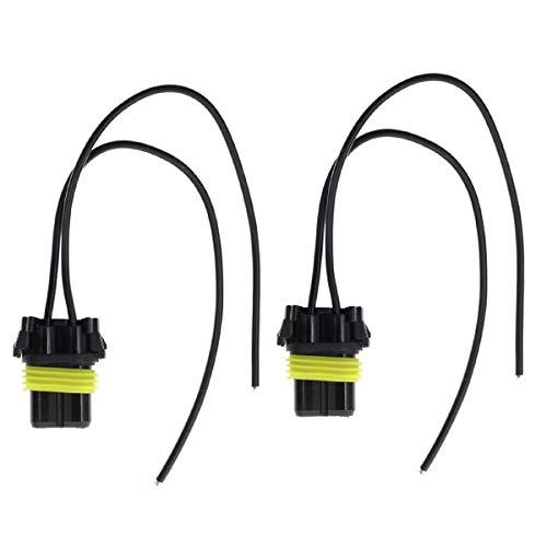 image for MOTOALL Adapter Socket Connector Wiring Harness Female Plug Pigtail Wi