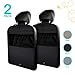 Premium & Stylish Car Seat Protector Kick Mats, 2 Pack, Easy Care, 3 Color Options