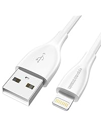 UNBREAKcable - Cable cargador para iPhone (6.6 ft), Blanco