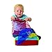 Excellerations Plush Pull & Play 12 inches L x 5-1/2 inches W x 3-1/2 inches H Tissue Box 12 Square Scarves for Children, Kids Educational Baby Toy, 9 Months and Up