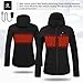 OUTCOOL Women's Heated Jacket with Hood Slim-Fit Heating Jacket (Type: NJK1801)(S)