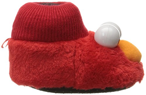 Sesame Street Baby Elmo Puppet Slipper, Red, 9/10 Child US Toddler