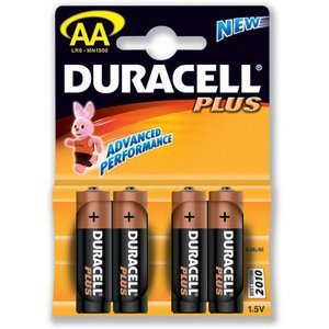Duracell PLUS POWER BATT SIZE AA PK4