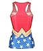 Amoluv Hot Fashion Women Wonder Woman Cape Printed Sleeveless T Shirt Vest Tank Tops BX019 One Size
