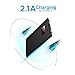 JEMMA 12000mAh Power Bank External Battery Portable Charger for iPhone, Samsung and More--Black