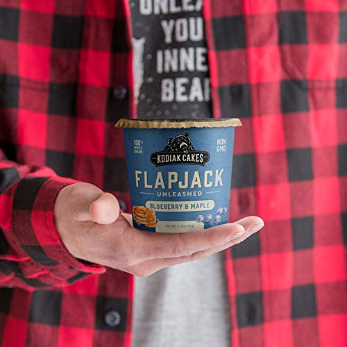 KODIAK CAKES UNLEASHED FLAPJACK ON THE GO BAKING MIX, BLUEBERRY AND MAPLE, 2.18 OUNCE