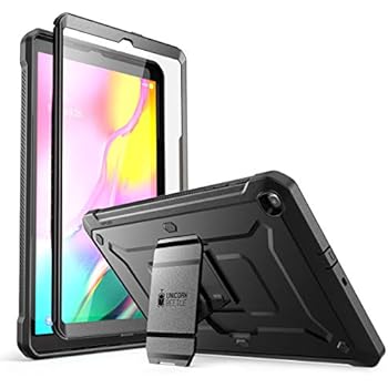 SUPCASE Unicorn Beetle Pro Series Tablet Case for Galaxy Tab A 10.1 (2019 Release), Full-Body Rugged Heavy Duty Protective Case with Built-In Screen Protector for Galaxy Tab A 10.1 Inch 2019 (Black)