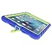 Gumdrop Cases Hideaway Stand for Apple iPad Mini 4 (Late 2015) A1538 A1550 Rugged Tablet Case Shock Absorbing Cover, Royal Blue/Lime
