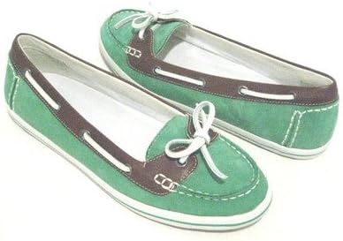 COLE HAAN AIR JAMIE BOAT SHOE II GREEN HOUSE / SQUOIA D37235 WOMEN SIZE 9.5 B