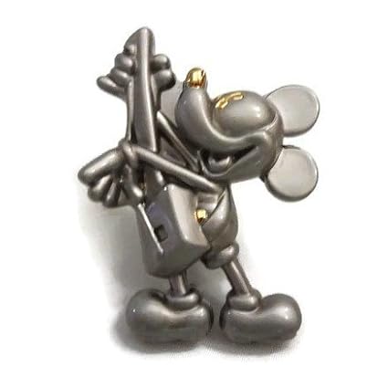 Furniture Cabinet Knob Cartoon Mickey Mouse No 3 Nickel Satin 1 1