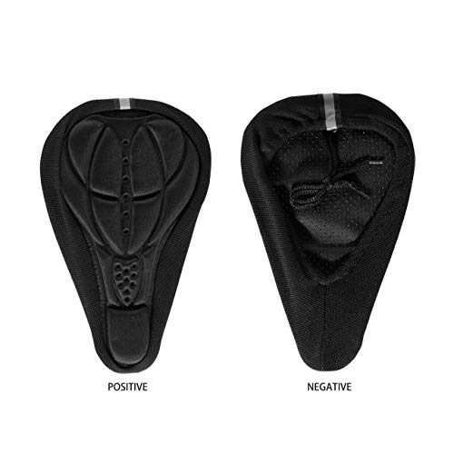 Liobaba Thick Cycling Bicycle EVA Pad Seat Saddle Cover Soft Bike Cushion Pad with Anti-Slipping Lining with Adjustable Drawstring