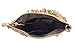 HOXIS Tassel Faux Suede Leather Hobo Cross Body Chain Shoulder Bag Women’s Satchel (Black)