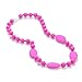 Consider It Maid Silicone Teething Necklace for Mom to Wear - FREE E-BOOK - BPA FREE and FDA Approved - Peas in a Pod (Violet Red)