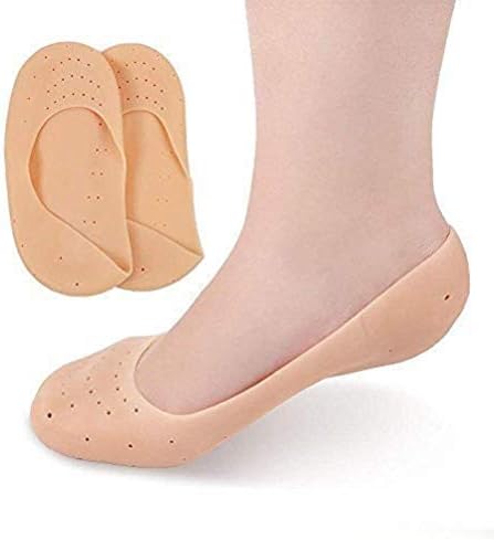 JVARA K ENTERPRISE Anti Crack Full Length Silicone Foot Protector Moisturizing Socks for Foot-Care and Heel Cracks