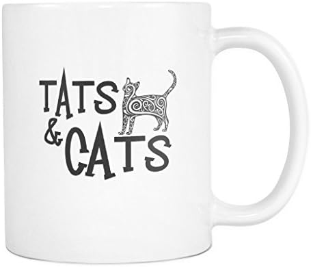 Tats &amp; Cats Twisted Kitty 11 oz Coffee Mug