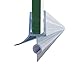 SUNNY SHOWER Frameless Shower Door Sweep for 1/4