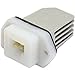 Evan-Fischer Blower Motor Resistor compatible with Nissan Pathfinder 95-04 Qx4 97-03 3 Male Terminals Blade Type