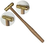 HAWK 8.5" Brass Head Hammer | 1/2" Dome And Flat