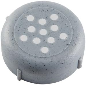 Revolutionary New 6-8 OZ Plastic Cheese Shaker Lids 1 Dozen. Rust Proof! (Granite)