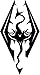 Skyrim Dragon Video Game Vinyl Graphic Car Truck Windows Decor Decal Sticker - Die cut vinyl decal for windows, cars, trucks, tool boxes, laptops, MacBook - virtually any hard, smooth surface