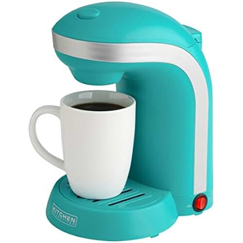 teal coffee maker