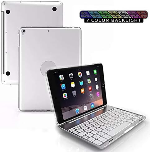 Ultramarine Illumina Ipad Mini 5 Keyboard Case Slim Book Stand Lightweight Aluminum 7 Colors Backlit Bluetooth Wireless Keyboard Cover Case For Apple Ipad Mini 5th Generation 7 9inch 19 123 124 125 126 Silver