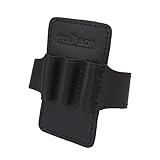 TOURBON Leather Rifle Cartridge Holder Ammo Wrist Band 3 Round