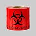 Biohazard Warning Sign Stickers (2 x 2 inch, Red - 300 Labels) Biohazard Warning Labels for Labs Hospitals & Industrial Use - Easy to Peel Off