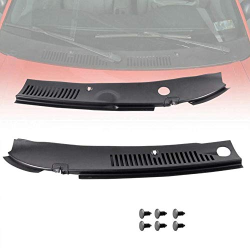 PIT66 2Pcs Windshield Wiper Cowl Vent Grille Grills Panel Hood