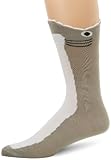 K. Bell Socks Men's Wide Mouth Shark, Gray, Sock Size: 10-13/Shoe Size:9-11