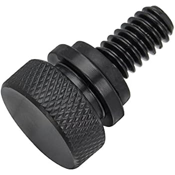 Amazicha Black Stainless Steel Seat Bolt Screw for Harley Davidson 1996-2019