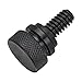 Amazicha Black Stainless Steel Seat Mount Bolt Screw for Harley Softail Dyna Street Glide 1997-2018