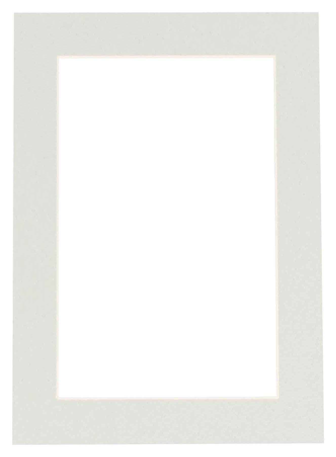 12x16 Mat for 11x14 Photo - Precut Grey Picture