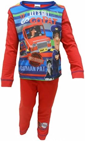 New Kids Boys Toddlers Childrens Official Postman Pat Jess Long Pyjamas Pjs Set 2 Piece Size 1-4 Years