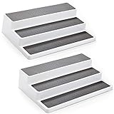 Home Intuition 3-Tier Spice Rack Step Shelf Cabinet Organizer (2)